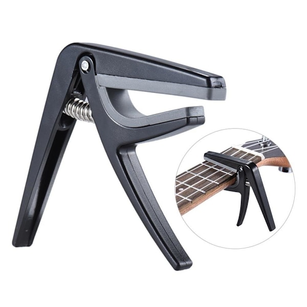 Gitarr Clamp Guitar Jaw Capo Clamp för Ukulele Guitar, 1st