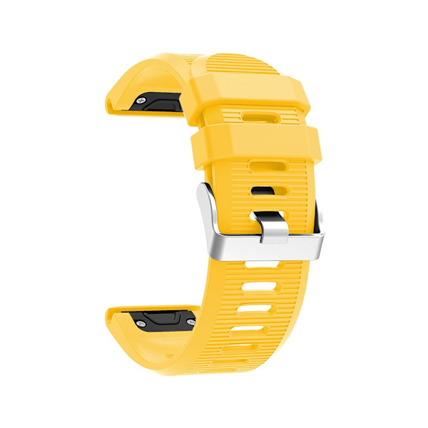 armbånd silikon Garmin Fenix ​​​​5X pluss fenix 7x/6x gul