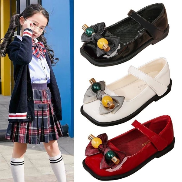 elsa prinsess skor barn flicka med paljetter röd 18.6cm / size29