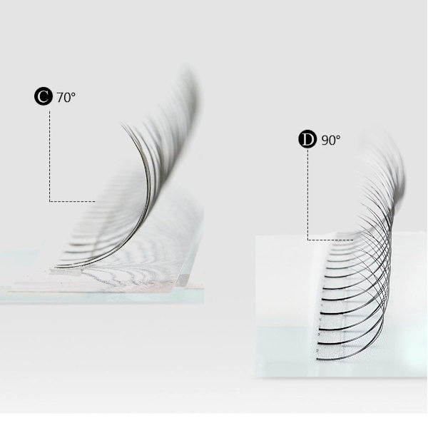Eleganta Yelix Premium Fransar/fransförlängning/lashes Pack 3D 0.07D 10mm