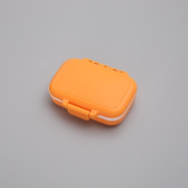 tablet dosis pille krukke medicin taske pille æsker 3 rum orange