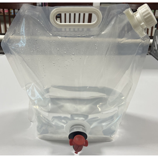 Bärbar hopfällbar vattendunk plastdunk vatten dunkar vattenpåse 2st/5L