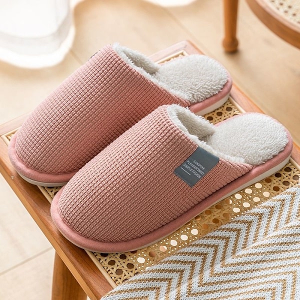 fluff tofflor varma tofflor innetofflor czmt139 rosa 36-37 (insida 24cm)