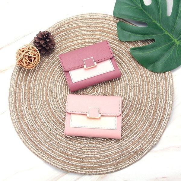 lompakko mobiili lompakko lompakko kortti lompakko naiset PU nahka r317 rosa