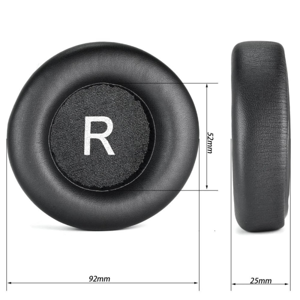 öronkuddar eller huvudkudde för beyerdynamic MMX 150 MMX 100 MMX svart proteinläder