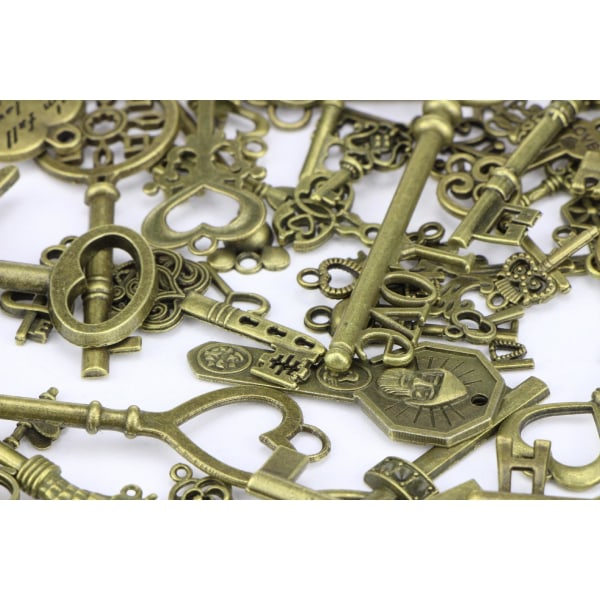 charms smykker øredobber DIY pakke 70 stk som på bildet