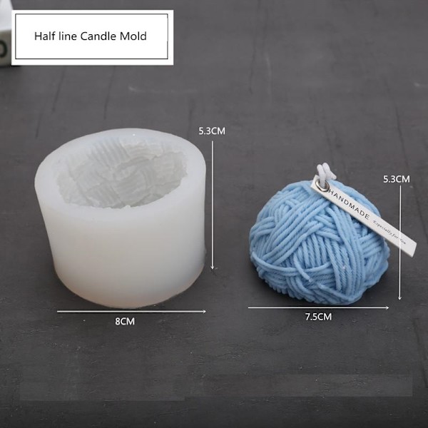 ljusformar ljus stearinljus DIY gjutformar i silikonform BR-433