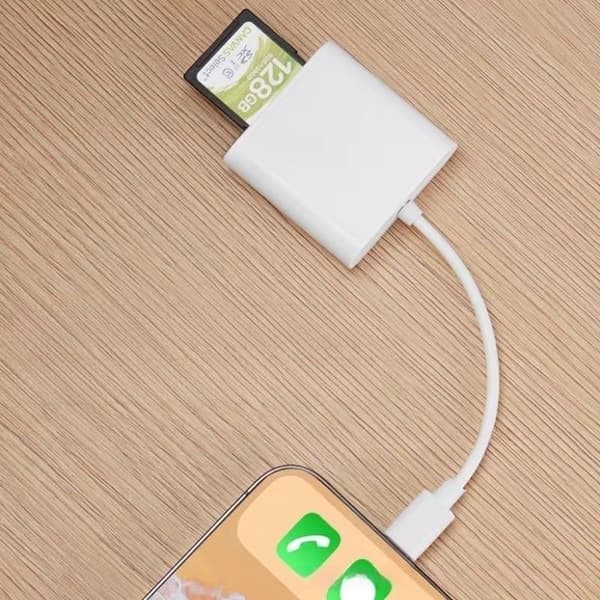 USB-C SD-kortläsare för iPhone och iPad Type-c till SD