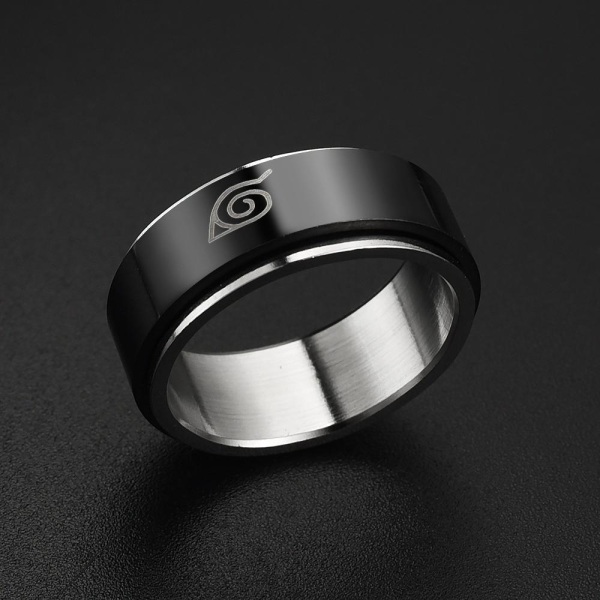 antistress spinner roterande fidget ring ringar Size8/18.2mm