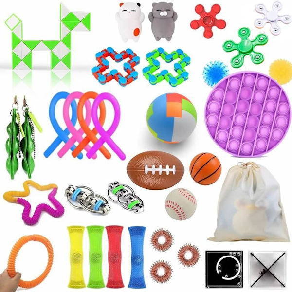 fidget toys pop it stressbollar fidget toys pack/set 36 st