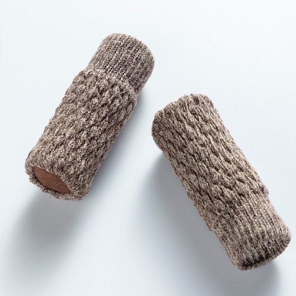 Sklisikker sokker for møbelben gulvbeskyttelse bord stol stolben b 16 stk/khaki 8 cm