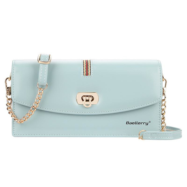 Baellerry Eleganta Kvinnor Handväskor Mode Kopplingsväskor Läder Mörkrosa 20cm*10.5cm*3.5cm