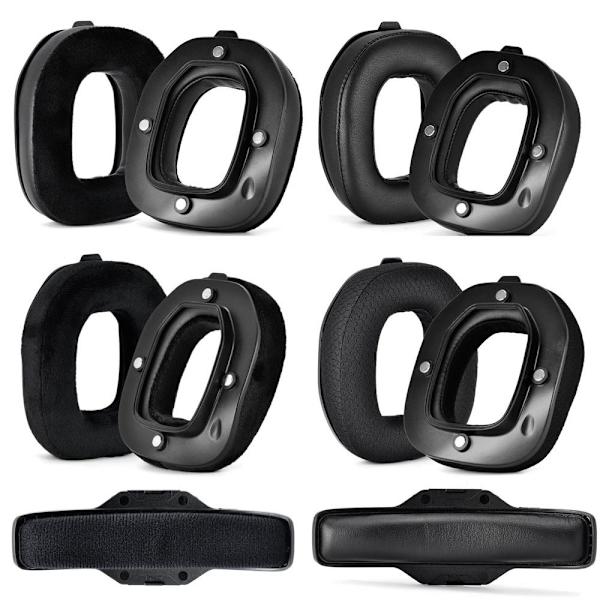 ørepuder eller hovedpude til Logitech astro A40TR læder/stof