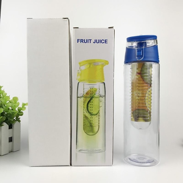 Vandflaske Creative outdoor sports frugtflaske gave gul 700 ml