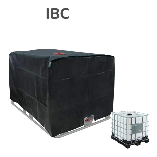 IBC tank cover / IBC skydd överdrag svart 420D 800L 120*80*116cm