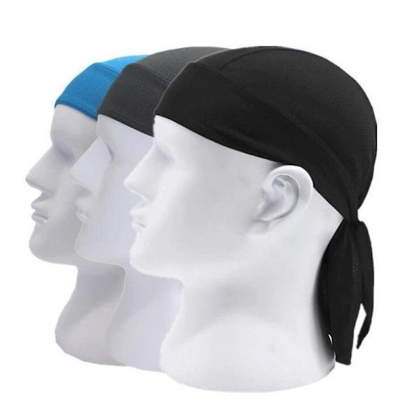 UV-skydd head Bandana för idrott Svart