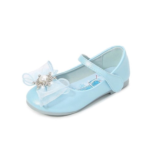 prinsessesko elsa sko børnefestsko blå 19,5 cm / størrelse 32