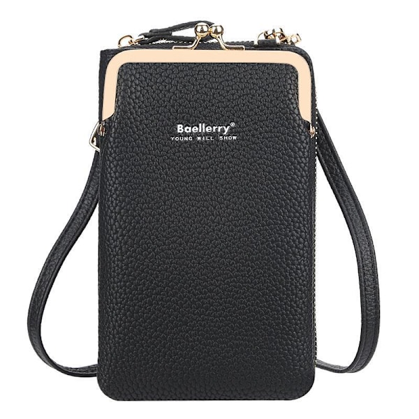 Baellerry Kvinder Læder Håndtaske Telefon Clutch Tasker Mode Kvinder lyserød 19,5 cm * 11 cm * 5 cm