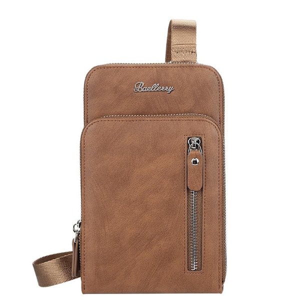 Baellerry Miesten Rintalaukku Muoti Crossbody Laukut Business Brand De musta 21 cm * 13 cm * 4,5 cm