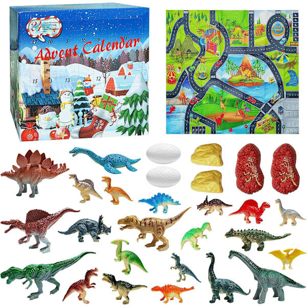 2023 Julegaver Julekalender gaver dinosaur legetøj annonce Stil 2