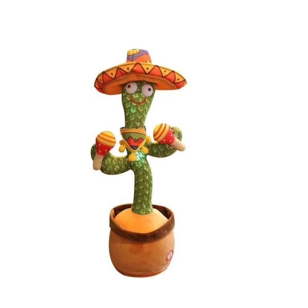 dansande sjungande talande pratande härmande kaktus leksak plysc
