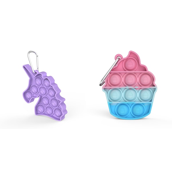 mini pop it fidget toys leksak sensory 2 st