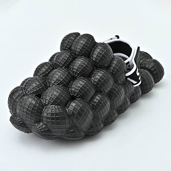 mjuka tofflor slider sandaler skor foppatofflor barntofflor fopp svart 27/28
