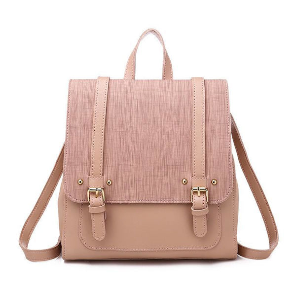 Klassiska originalkvinnor studenter mode ryggsäck Mochila skolvä Rosa