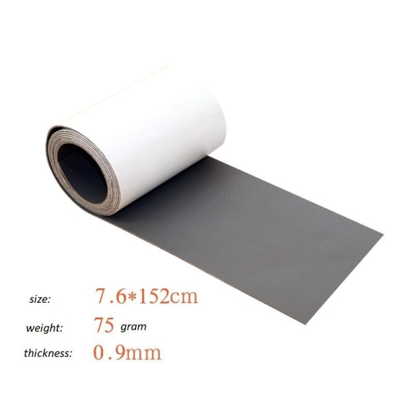 selvklebende skinn fix skinn reparasjon skinn fix reparasjon skinnla mørk grå 7,6*152cm 1 stk