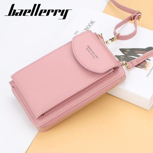 Baellerry Wallet Cross laukku Clutch nahka korttipidike Puhelin D vihreä