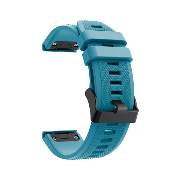 armbånd silikone Garmin fenix 7/6/5 blå