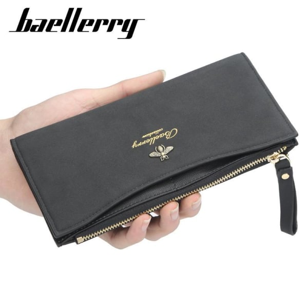 Baellerry Classic Wallet Damemode Lange Tasker & amp; Pung læder grå