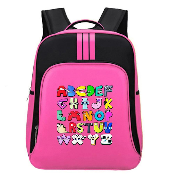 Alphabet Lore reppu lasten reput reppu 1kpl ruusunpunainen