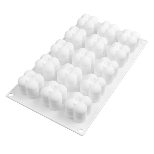 lysforme lys stearinlys gør-det-selv-forme i silikoneform 6 rubiks terning