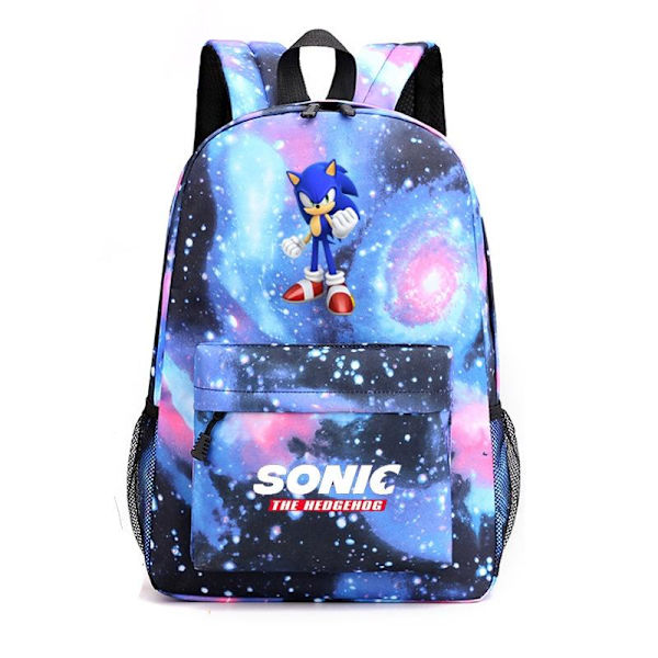 Sonic ryggsekk barneryggsekker ryggsekk 1stk stjerne blå