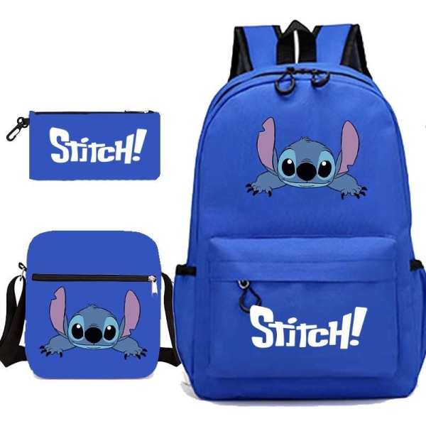 stitch reppu penaali olkahihna laukkupakkaus (3 kpl) sininen 3