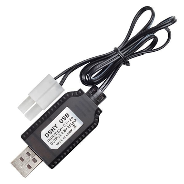 USB-laderkabel batterilader 4.8V 4,8V mini Tamiya