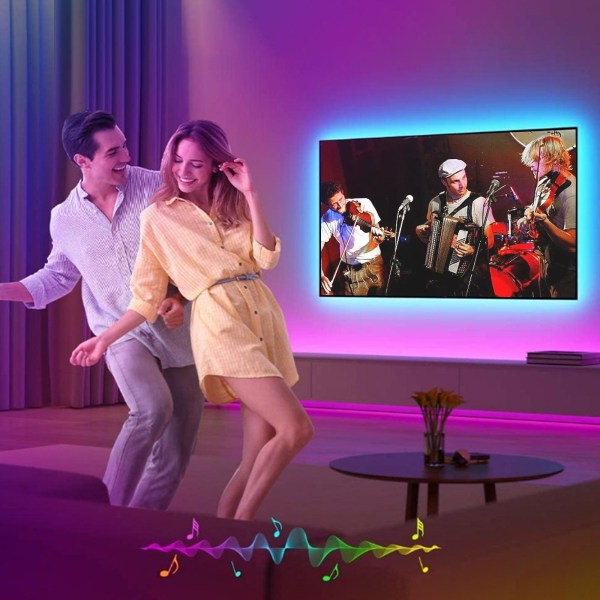 Led Lights Led Lampa Bluetooth Rgb Lights Led Tape Lights Ledlju Stil 4 4 meter