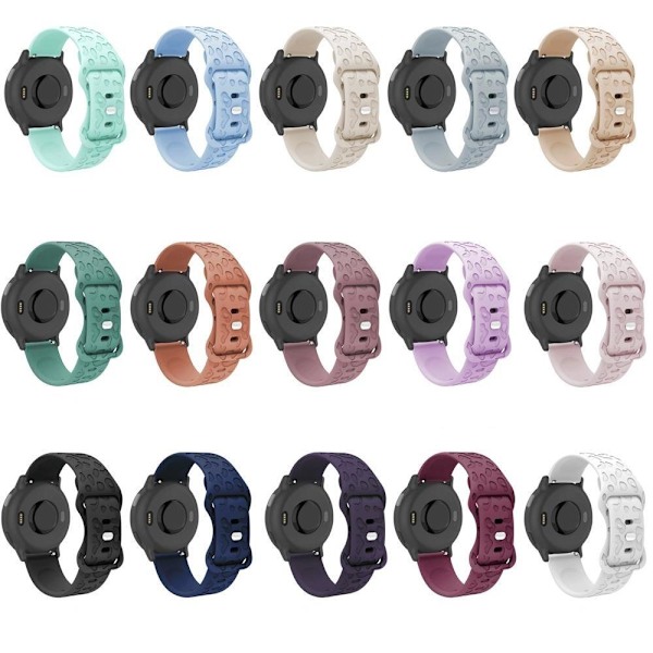 Silikoniranneke Samsung Watch7/6/5 Huawei gt4 46mm Garmin 26 kuten kuvassa 22 mm