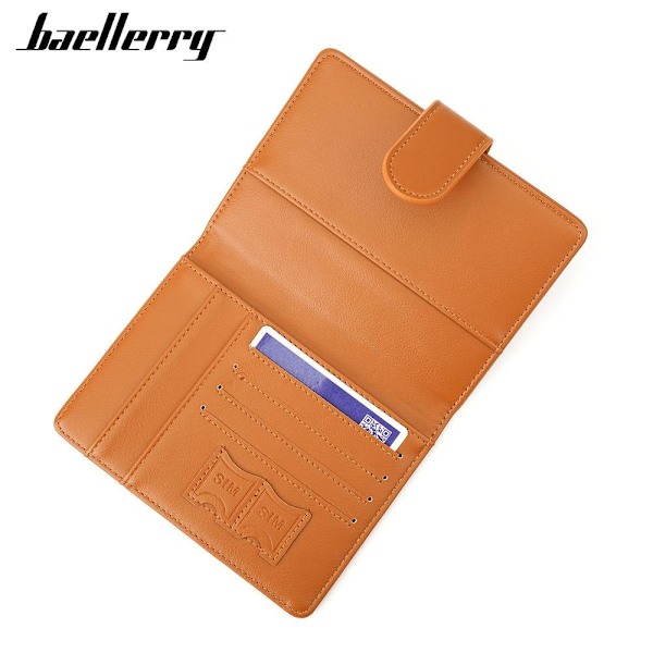 Baellerry RFID-suojattu passinkotelo magneettilukolla - harmaa