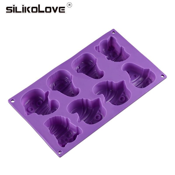 Halloween Gummies Silikonform Violett