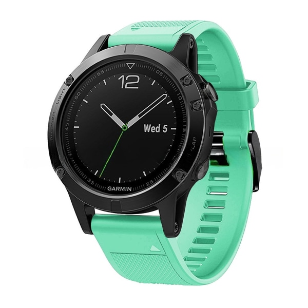 rannekoru silikoni Garmin fenix 7/6/5 sininen