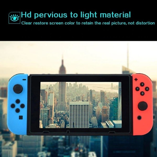 Skärmskydd, Härdat glas, Extra glas i HD för Nintendo Switch