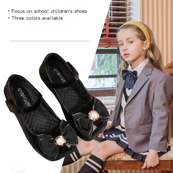 prinsessa elsa skor barn festskor flicka svart 16.8cm / size26