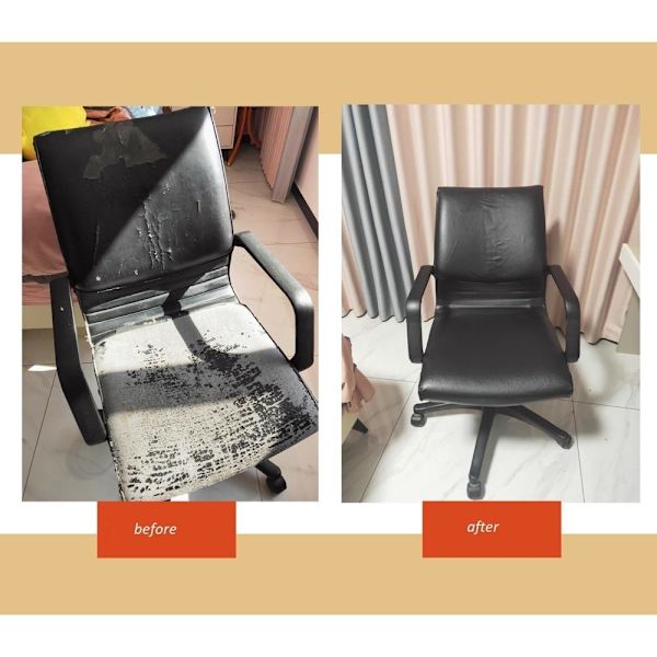 selvklæbende læder reparation læder reparation læder fix reparation lysebrun 50*70 cm 1 stk