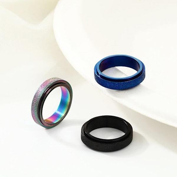 anti-angst spinner fidget roterende ring ringe Koko 10 / 19,8 mm