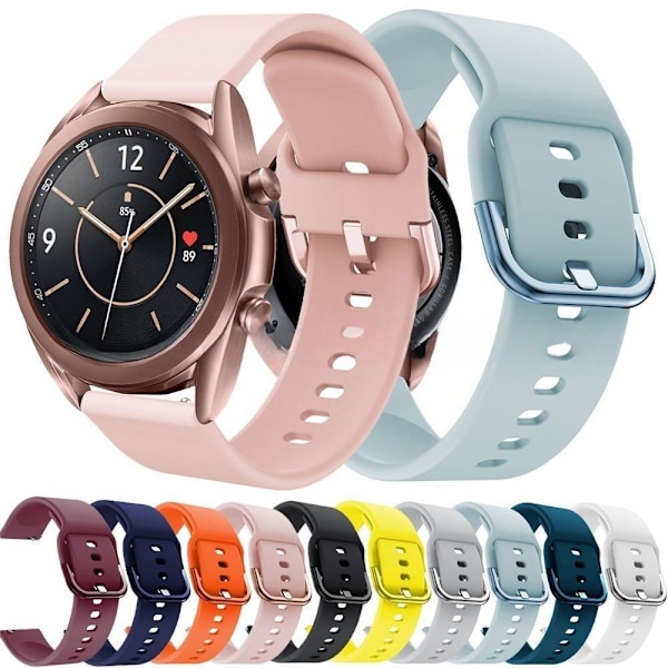 armbånd silikone Samsung galaxy watch3 41mm / 45mm watch3 (45 mm) sort
