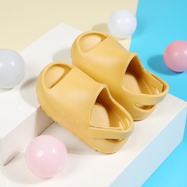 bløde slides sandaler sko hjemmesko børn hjemmesko keltainen 170 (sisäpituus 15,5-16 cm) ed5e gul | (innerlängd 15.5-16cm) | Fyndiq