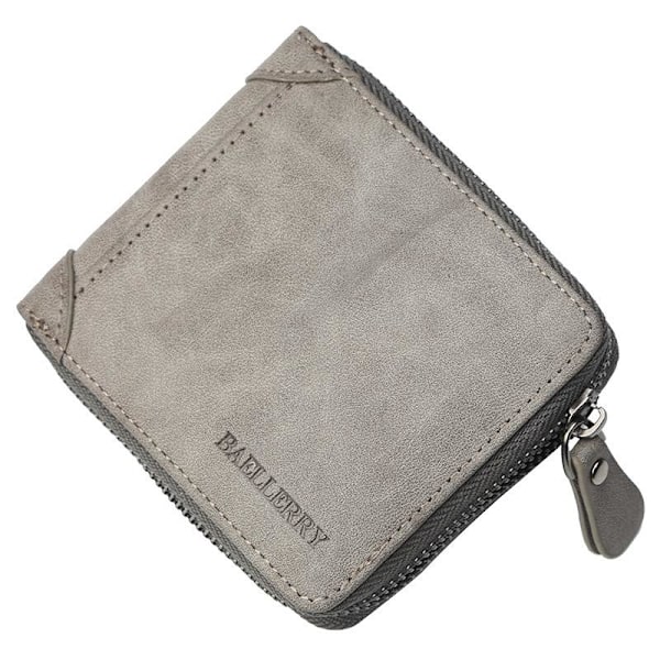 Baellerry pung herre kort pung Cross Money Clip Retro flash sort