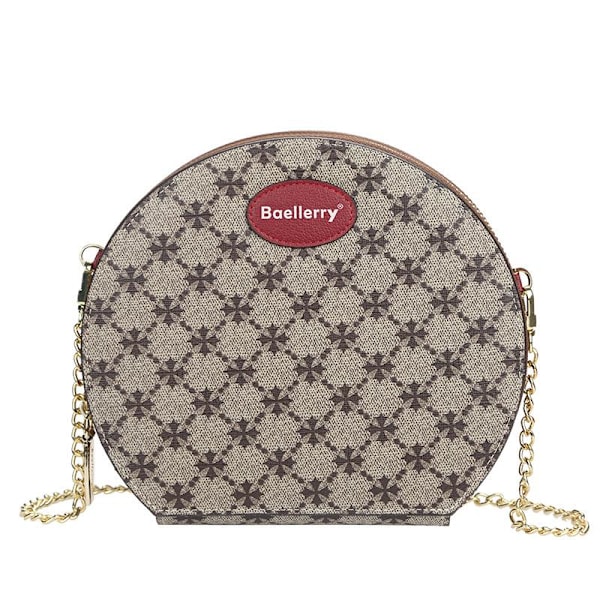Baellerry nahkaiset vintage-käsilaukut naisille muoti olkalaukku da ruskea 20 cm * 18 cm * 4 cm